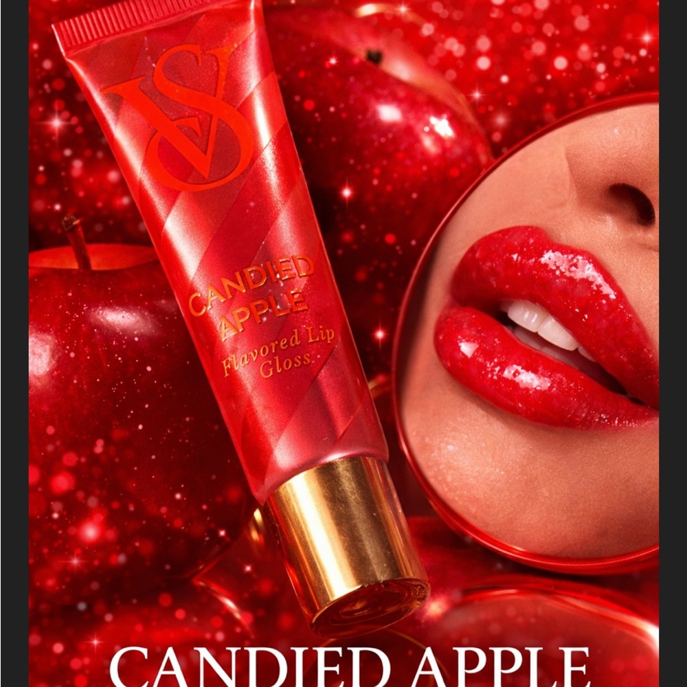 Victoria's Secret Candied Apple Lip Gloss - Vibrant Red